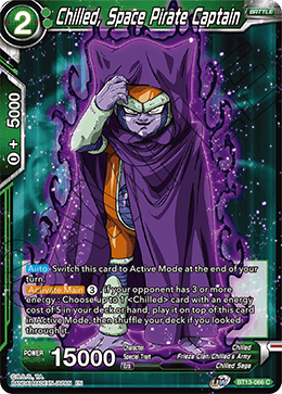 DBS Supreme Rivalry BT13-066 Chilled, Space Pirate Captain