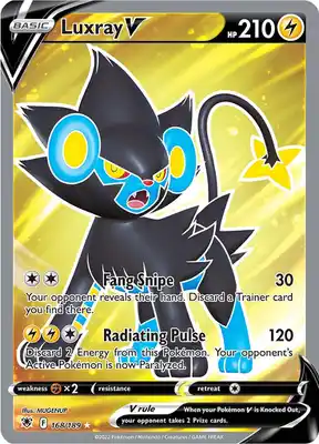 SWSH Astral Radiance 168/189 Luxray V Full Art