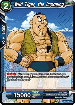 DBS World Martial Arts Tournament TB2-031 Wild Tiger, the Imposing Foil