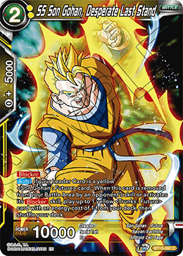 DBS Supreme Rivalry BT13-097 SS Son Gohan, Desperate Last Stand