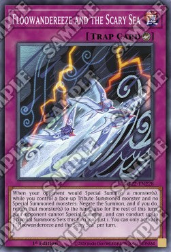 Yu-Gi-Oh! 2022 Tin of the Pharaoh's Gods Mega Pack MP22-EN228 Floowandereeze and the Scary Sea