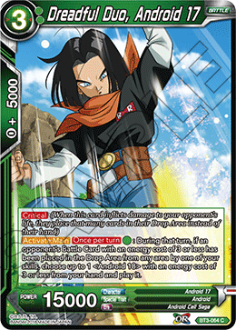 DBS Cross Worlds BT3-064 Dreadful Duo, Android 17 Foil