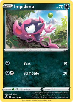SWSH Rebel Clash 123/192 Impidimp