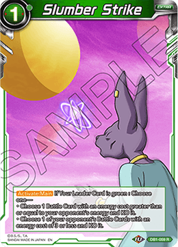 DBS Draft Box 4: Dragon Brawl DB1-059 Slumber Strike Foil