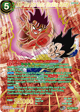 DBS Saiyan Showdown BT15-066 Kaio-Ken Son Goku, Decisive Battle SPR