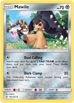 SM Cosmic Eclipse 140/236 Mawile Reverse Holo