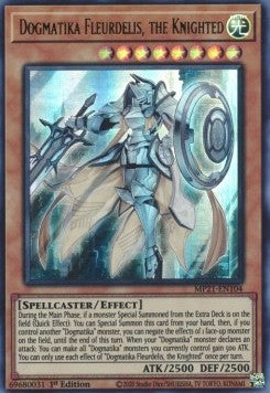 Yu-Gi-Oh! 2021 Tin of Ancient Battles Mega Pack MP21-EN104 Dogmatika Fleurdelis, the Knighted Ultra Rare