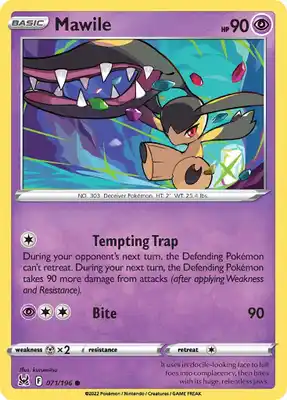 SWSH Lost Origin 071/196 Mawile
