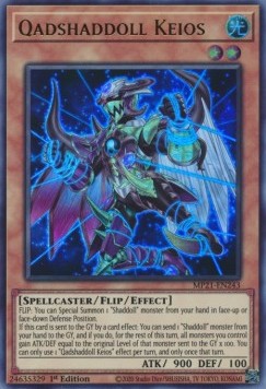 Yu-Gi-Oh! 2021 Tin of Ancient Battles Mega Pack MP21-EN243 Qadshaddoll Keios Ultra Rare