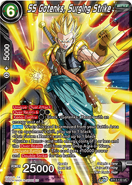 DBS Supreme Rivalry BT13-133 SS Gotenks, Surging Strike Foil