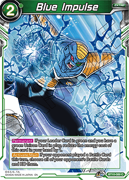 DBS Rise of the Unison Warrior BT10-089 Blue Impulse Foil