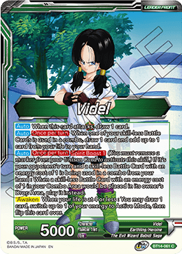 DBS Cross Spirits BT14-061 Videl (Leader) Foil