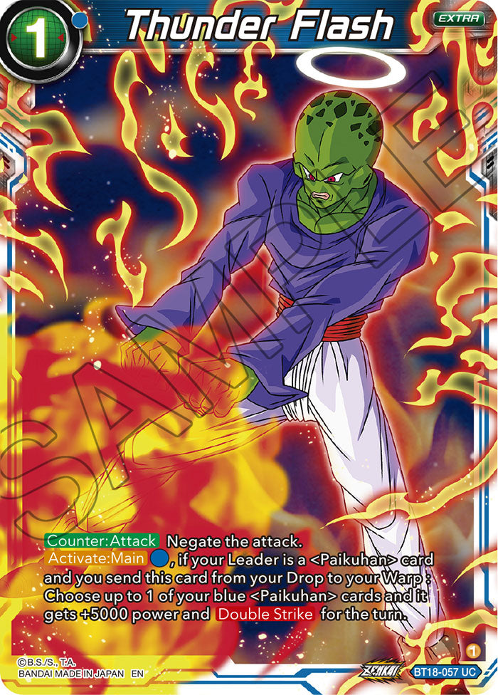 DBS Dawn of the Z-Legends BT18-057 Thunder Flash Foil