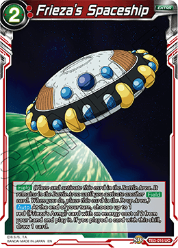 DBS Clash of Fates TB3-016 Frieza's Spaceship Foil