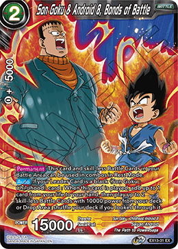 DBS Expansion Set 13: Special Anniversary Box 2020 EX13-31 Son Goku & Android 8, Bonds of Battle Foil