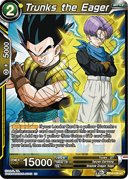 DBS Rise of the Unison Warrior BT10-109 Trunks the Eager