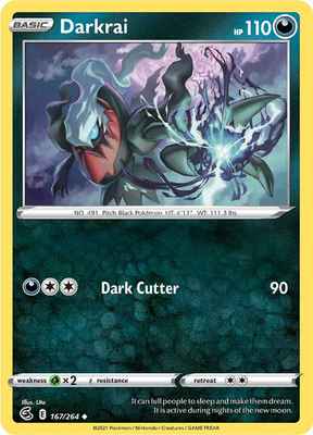 SWSH Fusion Strike 167/264 Darkrai