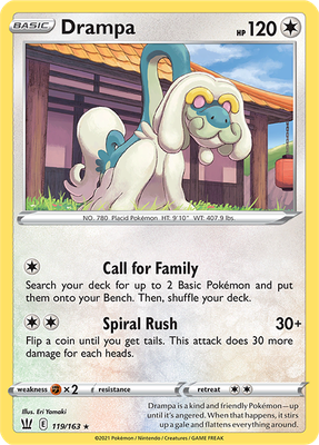 SWSH Battle Styles 119/163 Drampa