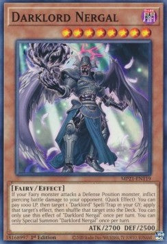 Yu-Gi-Oh! 2021 Tin of Ancient Battles Mega Pack MP21-EN119 Darklord Nergal