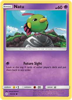 SM Cosmic Eclipse 078/236 Natu Reverse Holo