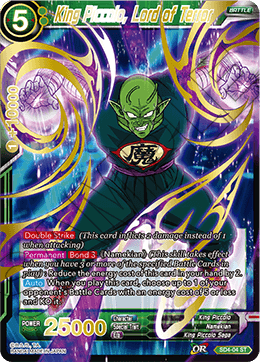 DBS Series 4 Starter The Guardian of Namekians SD4-004 King Piccolo, Lord of Terror Foil