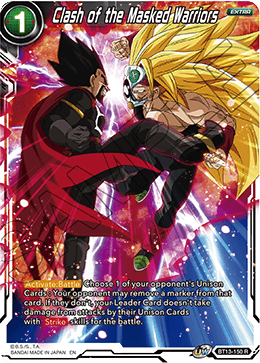DBS Supreme Rivalry BT13-150 Clash of the Masked Warriors Foil