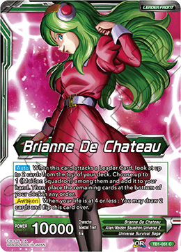 DBS The Tournament of Power TB1-051 Brianne De Chateau (Leader) Foil