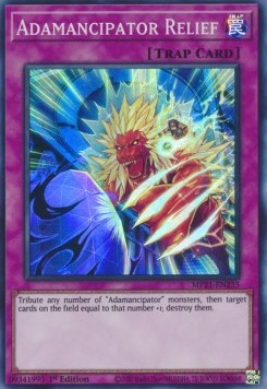 Yu-Gi-Oh! 2021 Tin of Ancient Battles Mega Pack MP21-EN235 Adamancipator Relief Super Rare
