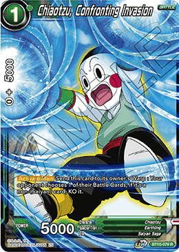 DBS Saiyan Showdown BT15-079 Chiaotzu, Confronting Invasion Foil