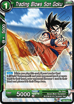 DBS World Martial Arts Tournament TB2-036 Trading Blows Son Goku