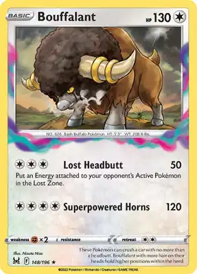 SWSH Lost Origin 148/196 Bouffalant
