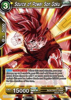 DBS Promotion Card P-053 Source of Power Son Goku