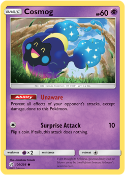 SM Cosmic Eclipse 100/236 Cosmog Reverse Holo