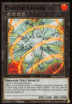 Yu-Gi-Oh! Maximum Gold El Dorado MGED-EN028 Evolzar Laggia Gold Rare