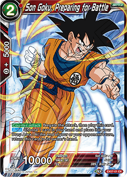 DBS Expansion Set 07: Magnificent Collection - Fusion Hero EX07-01 Son Goku, Preparing for Battle