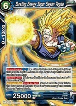 DBS Promotion Card P-014 Bursting Energy Super Saiyan Vegito