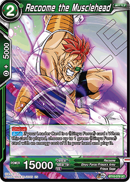 DBS Rise of the Unison Warrior BT10-078 Recoome the Musclehead