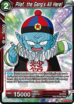 DBS Vicious Rejuvenation BT12-014 Pilaf, the Gang's All Here! Foil