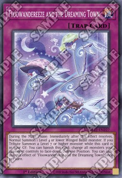 Yu-Gi-Oh! 2022 Tin of the Pharaoh's Gods Mega Pack MP22-EN227 Floowandereze and the Dreaming Town