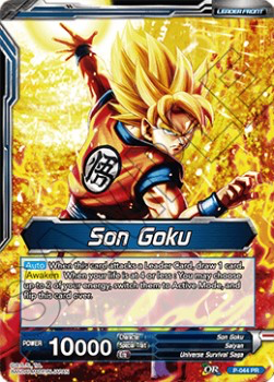 DBS Promotion Card P-044 Son Goku (Leader) Foil