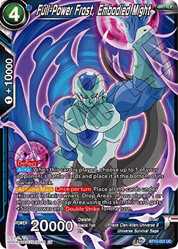 DBS Saiyan Showdown BT15-051 Full-Power Frost, Embodied Might Foil