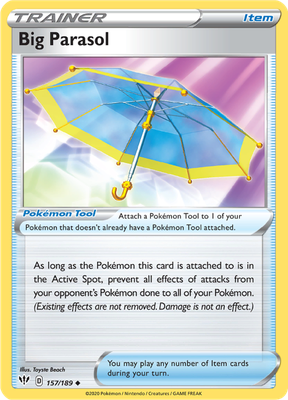 SWSH Darkness Ablaze 157/189 Big Parasol