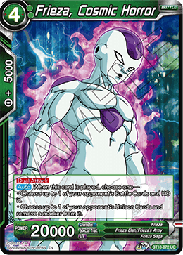 DBS Rise of the Unison Warrior BT10-072 Frieza, Cosmic Horror Foil