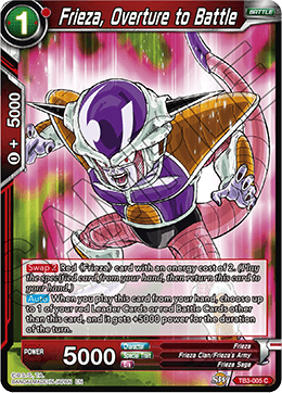 DBS Clash of Fates TB3-005 Frieza, Overture to Battle Foil