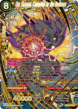 DBS Supreme Rivalry BT13-152 Syn Shenron, Corrupted by the Darkness (SCR)
