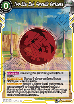 DBS Rise of the Unison Warrior BT10-124 Two-Star Ball, Parasitic Darkness Foil