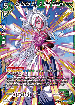 DBS Expert Deck: Android Duality XD2-08 Android 21, A Bad Omen Foil