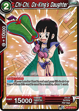 DBS Rise of the Unison Warrior BT10-013 Chi-Chi, Ox King's Daughter Foil
