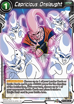 DBS Universal Onslaught BT9-085 Capricious Onslaught Foil