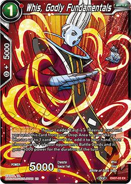 DBS Expansion Set 07: Magnificent Collection - Fusion Hero EX07-03 Whis, Godly Fundamentals